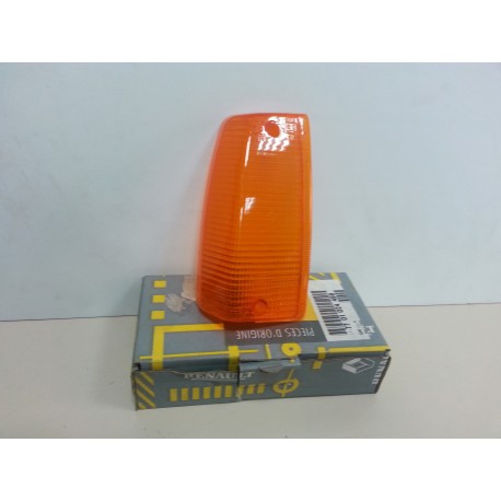 TRASPARENTE DESTRO RENAULT 14 SECONDA SERIE ANTERIORE ARANCIO ORIGINALE COD.7701024498 NUOVO