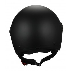 BHR 24216 CASCO DEMI-JET NERO OPACO E GRIGIO OPACO 801 ONE