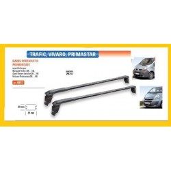 BARRE PORTATUTTO PORTAPACCHI PREMONTATE GEV 4817 PER RENAULT TRAFIC (05...14) OPEL VIVARO (09...14) NISSAN PRIMASTAR (05...14)