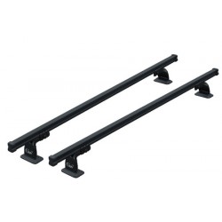 BARRE PORTATUTTO PORTAPACCHI GEV 9410 2 BARRE PROFESSIONAL ACCIAIO NERE PER FORD TRANSIT CONNECT (14...)