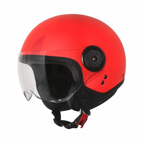 Casco Origine Neon Easy Matt Fluo Red