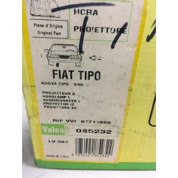 FARO PROIETTORE ANTERIORE SINISTRO FIAT TIPO II SERIE DAL 1993 VALEO 085232