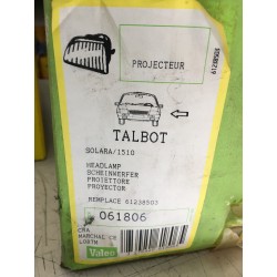 FARO PROIETTORE ANTERIORE SINISTRO TALBOT SOLARA 61238503 VALEO 061806