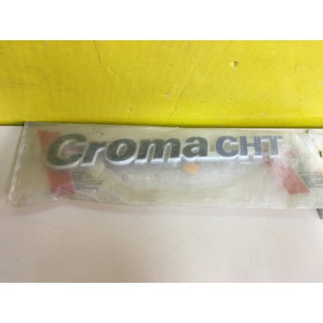 SCRITTA ADESIVO LOGO PLASTIFICATO "CROMA CHT" ORIGINALE FIAT