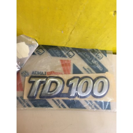 SCRITTA ADESIVO LOGO PLASTIFICATO "TD100" ORIGINALE FIAT