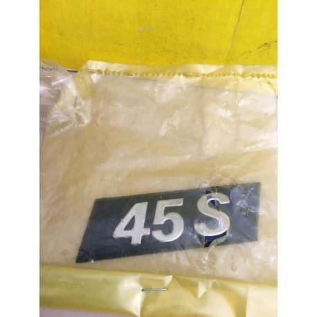 SCRITTA ADESIVO LOGO PLASTIFICATO "45S"