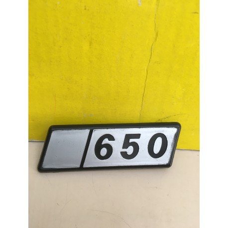 SCRITTA ADESIVO LOGO PLASTIFICATO "650"