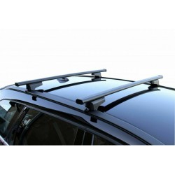 BARRE PORTATUTTO PORTAPACCHI MINI COUNTRYMAN DAL 2010 CON RAILING CORRIMANO BASSO MARCA G3 UNIVERSAL CLOP 130CM NERE ACCIAIO