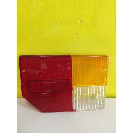 PLASTICA TRASPARENTE POSTERIORE DESTRO ROSSO-GIALLO-BIANCO FIAT 128 CL