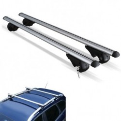 BARRE PORTATUTTO PORTAPACCHI MENABO BRIO XL ALLUMINIO PER VOLKSWAGEN SHARAN DAL 1995 AL 2009 CON RAILING ALTI