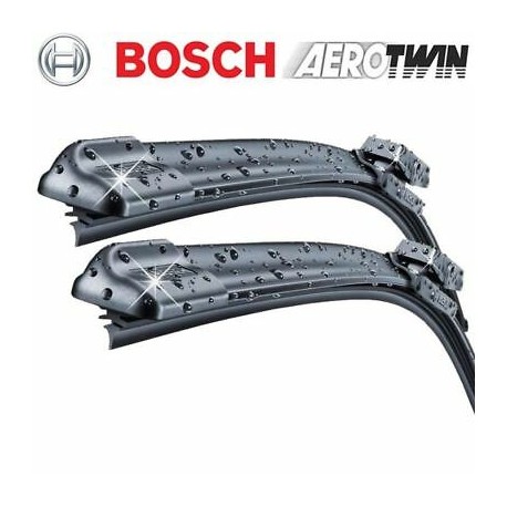 COPPIA SPATOLE SPAZZOLE TERGICRISTALLO ANTERIORI BOSCH AEROTWIN 3397118916 PER VOLKSWAGEN LUPO DAL 2000 IN POI