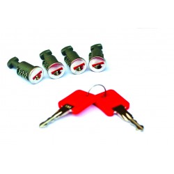 KIT SERRATURE CON DOPPIA CHIAVE PER BARRE PORTATUTTO G3 MODELLI PACIFIC E PACIFIC ALU CODICE 69015